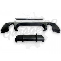 Задний бампер "M tech" (BMW E92 dorest./rest.)