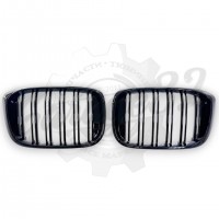 Решетки радиатора "Black Glass" (BMW G01 дорест.)
