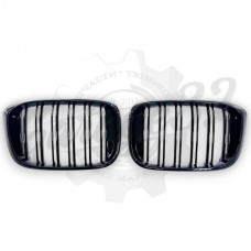 Решетки радиатора "Black Glass" (BMW G01 дорест.)
