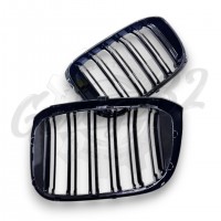 Решетки радиатора "Black Glass" (BMW G01 дорест.)