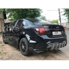 Задний бампер "Interceptor" (Chevrolet Cruze J300 Sed.)