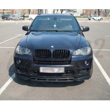 Губа переднего бампера "M  Performance" (BMW X5 E70 дорест)