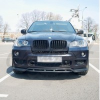 Губа переднего бампера "M  Performance" (BMW X5 E70 дорест)