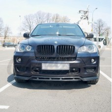 Губа переднего бампера "M  Performance" (BMW X5 E70 дорест)