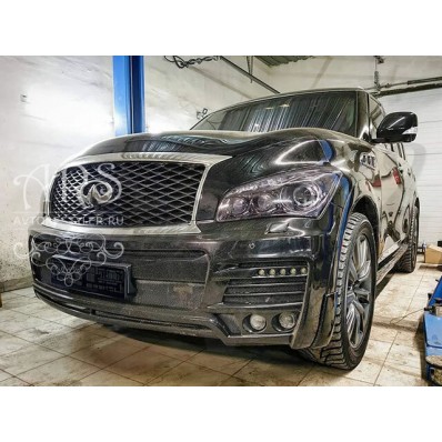 Передний бампер "Mz Speed" (Infiniti QX56, QX80 Z62)