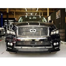 Накладка на передний бампер "Tommy Kaira" (Infiniti QX56, QX80)
