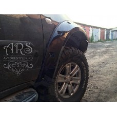 Расширители арок "Bushwacker" (Mitsubishi Pajero Sport 2 2008-2013)
