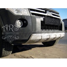 Диффузор переднего бампера (Mitsubishi Pajero 4 Rolf 2006-2011)