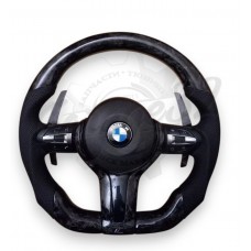 Руль кованый карбон под ключ "M5" (BMW Е60, E63 дорест)