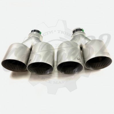 Насадки на глушитель 63 - 101мм "Akrapovic style"