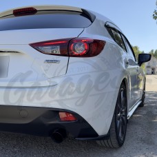 Задние элероны "Stocke" (Mazda Axela BM хетчбэк 2013-2016)
