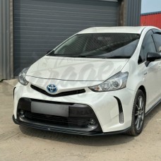 Сплиттер передней "SPORT" (Toyota Prius Alpha ZVW40 2014-2021)