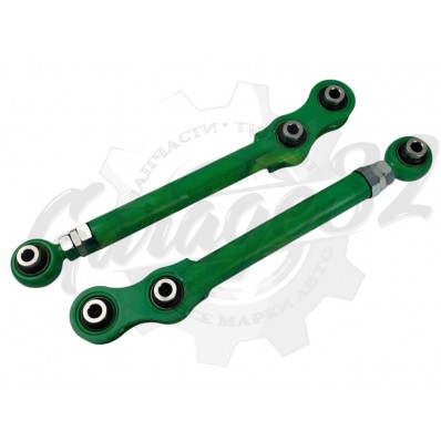 Рычаги развальные задние нижние регулируемые "Green Line" (MMC Evo 4-9, MK5-MK9)