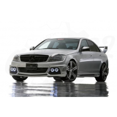 Накладки на пороги "WALD" (Mercedes C-Class W204)