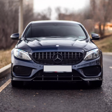 Юбка переднего бампера "Renegade" (Mercedes C-Class W205)