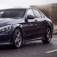 Сплиттеры "Renegade" на пороги (Mercedes C-Class W205)