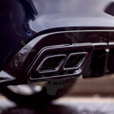 Черные насадки "AMG" (Mercedes C-Class W205)