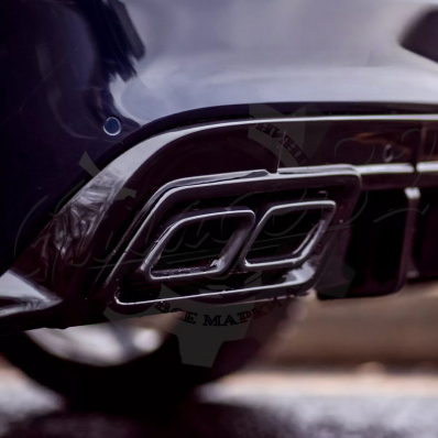 Черные насадки "AMG" (Mercedes C-Class W205) Черные насадки "AMG" (Mercedes C-Class W205)