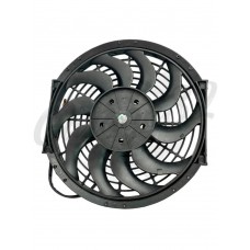 Вентилятор радиатора бесщеточный 12" (300мм) 12V сабли