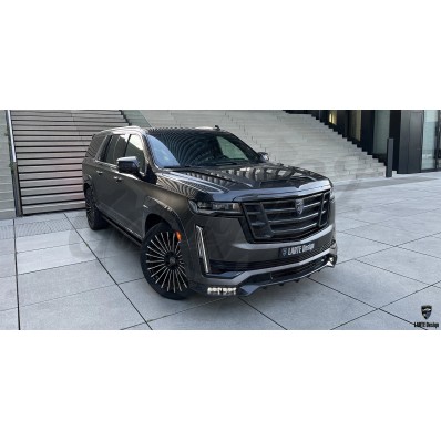 Накладка на передний бампер "LARTE Design Esthete" (Cadillac Escalade 5)