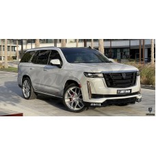 Карбоновые накладки на молдинги дверей "LARTE Design Esthete" (Cadillac Escalade 5)