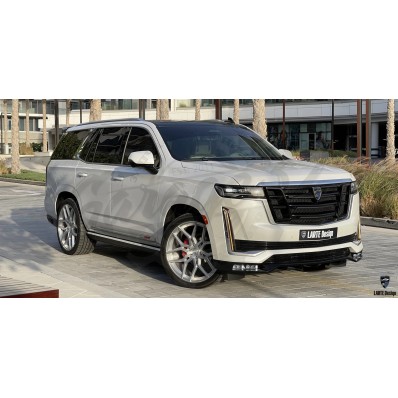 Карбоновые накладки на молдинги дверей "LARTE Design Esthete" (Cadillac Escalade 5)