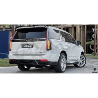 Карбоновые накладки на молдинги дверей "LARTE Design Esthete" (Cadillac Escalade 5)