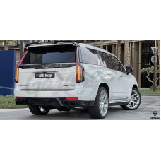 Карбоновые накладки на молдинги дверей "LARTE Design Esthete" (Cadillac Escalade 5)