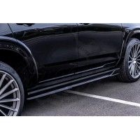 Сплиттеры на пороги "Miriada" (Cadillac Escalade V)
