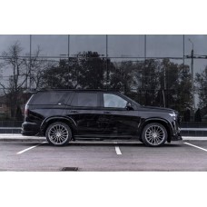 Сплиттеры на пороги "Miriada" (Cadillac Escalade V)