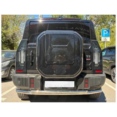 Защита заднего бампера двойная "G32" (Jetour T2) Защита заднего бампера двойная "G32" (Jetour T2)