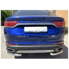 Комплект угловой защиты заднего бампера "G32" (Geely Tugella FY11 2021 - н.в.)
