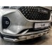Защита переднего бампера двойная с перемычками "G32" (Haval M6 / 2019-н.в.) Защита переднего бампера двойная с перемычками "G32" (Haval M6 / 2019-н.в.)