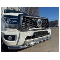 Защита переднего бампера vol.1 "G32" (Great Wall Poer King Kong 2023 - н.в.)