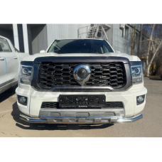 Защита переднего бампера vol.1 "G32" (Great Wall Poer King Kong 2023 - н.в.)