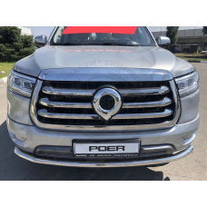 Защита переднего бампера vol.2 "G32" (Great Wall Poer King Kong 2023 - н.в.)