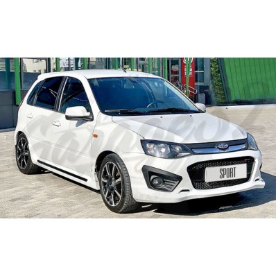 Накладки порогов "SPORT" (Лада Калина 2 2013-2018) Накладки порогов "SPORT" (Лада Калина 2 2013-2018)