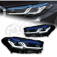 Комплект передних лазерных фар "Restayling" (BMW G30/G31)