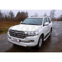 Защиты переднего бампера vol.2 "Garage32" (Toyota Land Cruiser 200 2015-2021)