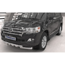 Защиты переднего бампера vol.6 "Garage32" (Toyota Land Cruiser 200 2015-2021)