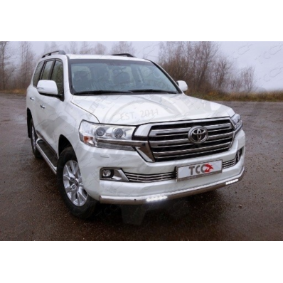 Защиты переднего бампера vol.7 "Garage32" (Toyota Land Cruiser 200 2015-2021) Защиты переднего бампера vol.7 "Garage32" (Toyota Land Cruiser 200 2015-2021)
