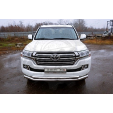 Защиты переднего бампера vol.8 "Garage32" (Toyota Land Cruiser 200 2015-2021)