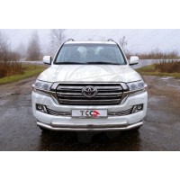 Защиты переднего бампера vol.9 "Garage32" (Toyota Land Cruiser 200 2015-2021)
