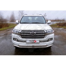 Защиты переднего бампера vol.9 "Garage32" (Toyota Land Cruiser 200 2015-2021)
