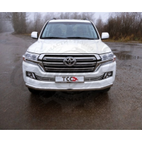 Защиты переднего бампера vol.10 "Garage32" (Toyota Land Cruiser 200 2015-2021)