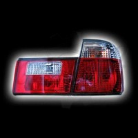 Задние фонари красно-белые "TAIL LIGHTS" (BMW E34)