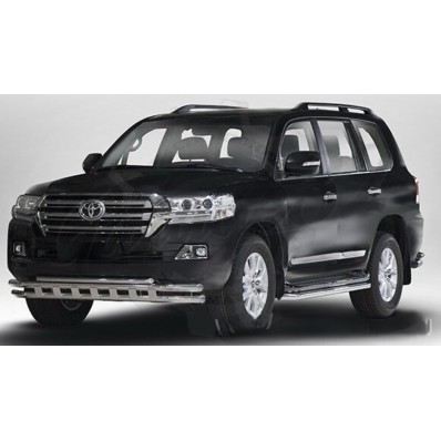 Защиты переднего бампера vol.15 "Garage32" (Toyota Land Cruiser 200 2015) Защиты переднего бампера vol.15 "Garage32" (Toyota Land Cruiser 200 2015)
