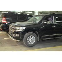 Защиты переднего бампера vol.17 "Garage32" (Toyota Land Cruiser 200 2015)