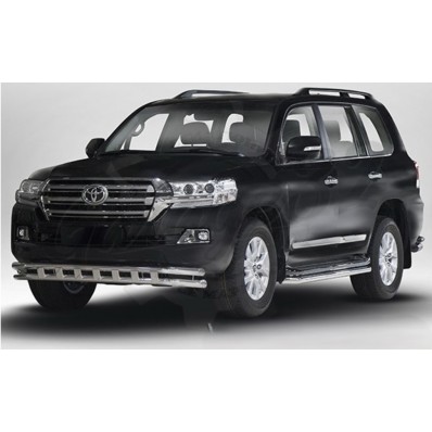 Защиты переднего бампера vol.18 "Garage32" (Toyota Land Cruiser 200 2015) Защиты переднего бампера vol.18 "Garage32" (Toyota Land Cruiser 200 2015)