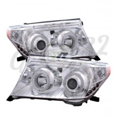 Передние фары "White Light" (Toyota Land Cruiser 200)